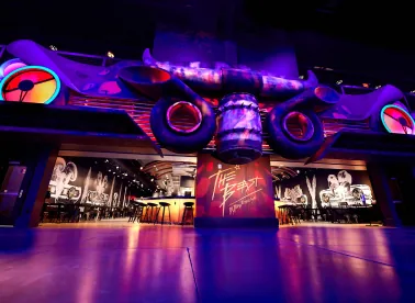The Beast at Area 15 dining room