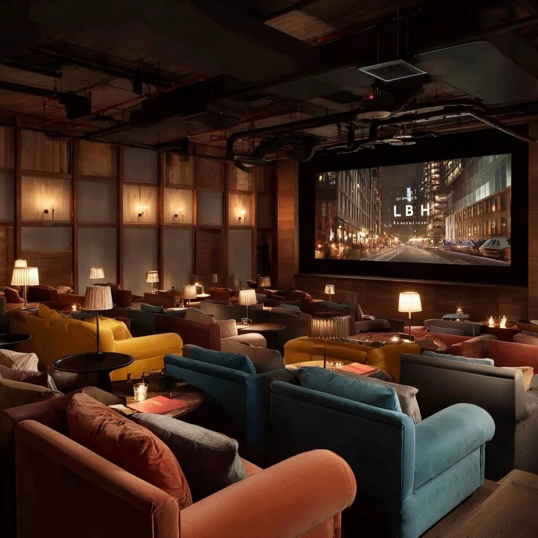 The Beginning, private members club screening lounge